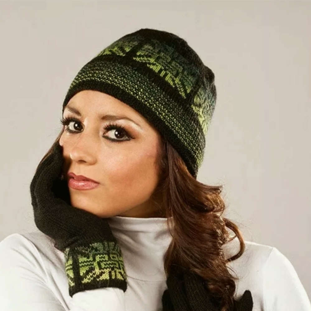 Luxury Alpaca Hat & Gloves NIB